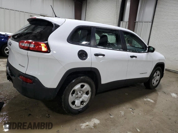 2017 Jeep Cherokee Sport with VIN 1C4PJMAB2HW523967, listed as a Copart auction lot 39271804 with 122,719 mi miles and Clean Title. Bid and sale history available at carsss.com. Image 3.