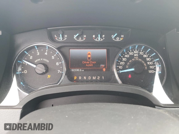2011 Ford F-150 XL with VIN 1FTFW1CF8BFA16624, listed as a Copart auction lot 53436845 with 92,338 mi miles and Salvage Title. Bid and sale history available at carsss.com. Image 9.
