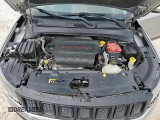 2021 Jeep Compass Altitude with VIN 3C4NJCBB2MT532314, listed as a Copart auction lot 57624295 with 55,329 mi miles and Salvage title. Bid and sale history available at DreamBid. Image 12.
