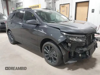 2022 Chevrolet Equinox RS with VIN 3GNAXWEV0NS173242, listed as a IAAI auction lot 42483371 with 28,159 mi miles and . Bid and sale history available at DreamBid. Image 1.