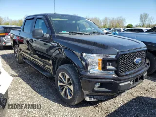 2019 Ford F-150 XL with VIN 1FTEW1EP0KFA59467, listed as a Copart auction lot 55550395 with 90,752 mi miles and Clean title. Bid and sale history available at DreamBid. Image 4.