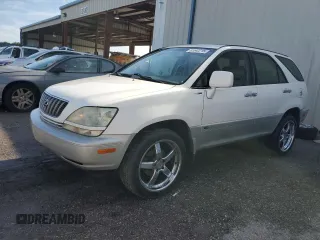 2001 Lexus RX 300 with VIN JTJGF10U910090754, listed as a Copart auction lot 61542215 with 154,865 mi miles and Salvage title. Bid and sale history available at DreamBid. Image 1.