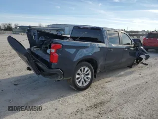 2022 Chevrolet Silverado 1500 Custom with VIN 3GCPWBEK7NG216725, listed as a Copart auction lot 42223865 with 27,106 mi miles and Salvage Title. Bid and sale history available at DreamBid. Image 3.