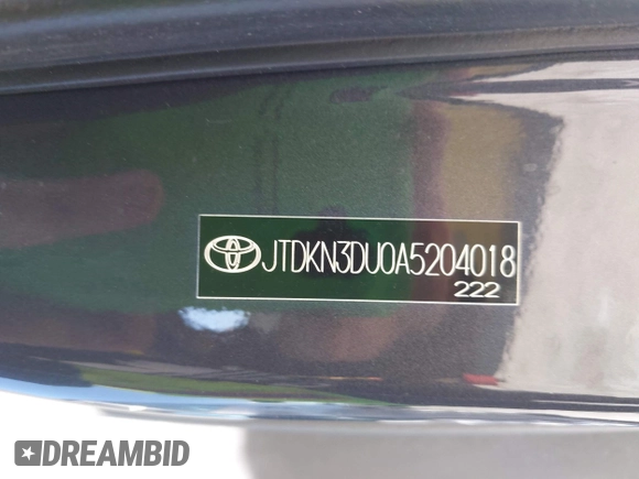 2010 Toyota Prius II z VIN JTDKN3DU0A5204018, wystawiony jako IAAI lot #42225375 z przebiegiem 127 101 mil mil oraz . Historia ofert i sprzedaży dostępna na DreamBid. Obrazek 9.