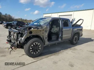 2023 Nissan Frontier SV with VIN 1N6ED1EJXPN659604, listed as a Copart auction lot 87003954 with 10,097 mi miles and Salvage Title. Bid and sale history available at carsss.com. Image 1.