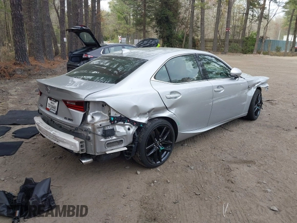 2016 Lexus IS 350 with VIN JTHBE1D21G5027375, listed as a IAAI auction lot 41938281 with 86,708 mi miles and . Bid and sale history available at DreamBid. Image 4.