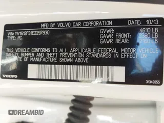 2014 Volvo S60 T5 с VIN YV1612FS1E2297930, выставлен на аукционе IAAI как лот 41906564 с пробегом 88 843 миль миль и . История ставок и продаж доступна на DreamBid. Изображение 9.