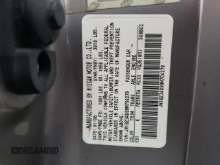 2008 Nissan 350Z Enthusiast with VIN JN1BZ34D98M704279, listed as a Copart auction lot 52341304 with Not provided miles and Salvage title. Bid and sale history available at DreamBid. Image 12.