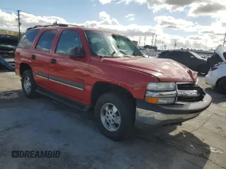 2002 Chevrolet Tahoe Z71 with VIN 1GNEK13T12R148823, listed as a Copart auction lot 44988415 with 0 mi miles and Salvage Title. Bid and sale history available at carsss.com. Image 4.