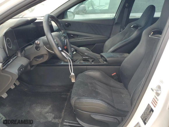 2022 Hyundai Elantra N with VIN KMHLW4AK8NU008930, listed as a Copart auction lot 71982854 with 30,590 mi miles and Salvage Title. Bid and sale history available at carsss.com. Image 7.