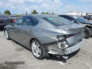 2021 Lexus IS 300 z VIN JTHCA1D22M5117601, wystawiony jako IAAI lot #41904908 z przebiegiem 39 209 mil mil oraz . Historia ofert i sprzedaży dostępna na DreamBid. Obrazek 3.