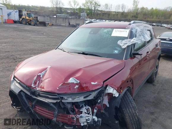 2022 Chevrolet TrailBlazer LT with VIN KL79MRSL8NB096010, listed as a IAAI auction lot 42106834 with 37,697 mi miles and . Bid and sale history available at DreamBid. Image 6.