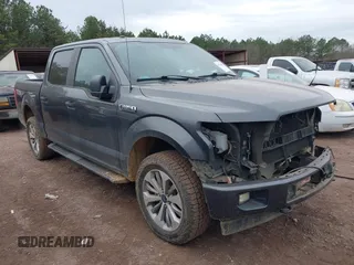 2017 Ford F-150 XL with VIN 1FTEW1EF8HFC16825, listed as a IAAI auction lot 41514644 with 165,219 mi miles. Bid and sale history available at carsss.com. Image 1.