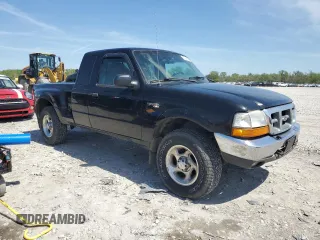 1999 Ford Ranger XLT with VIN 1FTZR15X8XTB13048, listed as a Copart auction lot 53948805 with 154,436 mi miles and Salvage title. Bid and sale history available at DreamBid. Image 4.