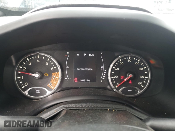 2020 Jeep Renegade Latitude with VIN ZACNJABB3LPL01302, listed as a Copart auction lot 57945085 with 101,515 mi miles and Salvage title. Bid and sale history available at DreamBid. Image 9.
