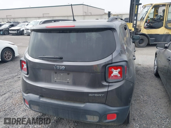 2017 Jeep Renegade Sport with VIN ZACCJAAB0HPE75735, listed as a IAAI auction lot 42420911 with 57,420 mi miles and . Bid and sale history available at DreamBid. Image 17.