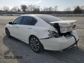 2015 Honda Accord Sport with VIN 1HGCR2F55FA060443, listed as a Copart auction lot 49102055 with 217,414 mi miles and Salvage Title. Bid and sale history available at DreamBid. Image 2.