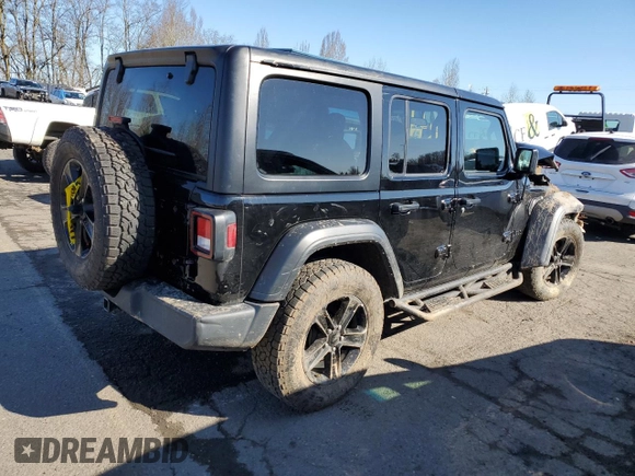 2023 Jeep Wrangler Sport S с VIN 1C4HJXDNXPW639055, выставлен на аукционе Copart как лот 48132415 с пробегом 50 853 миль миль и Списание • Salvage title. История ставок и продаж доступна на DreamBid. Изображение 3.