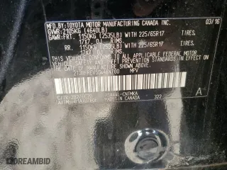 2016 Toyota RAV4 XLE with VIN 2T3RFREV5GW464700, listed as a Copart auction lot 46523285 with 85,971 mi miles and Salvage Title. Bid and sale history available at carsss.com. Image 15.