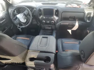 2021 GMC Sierra 1500 AT4 with VIN 3GTP9EEL0MG403871, listed as a Copart auction lot 43845305 with 51,209 mi miles and Non Repairable. Bid and sale history available at carsss.com. Image 8.