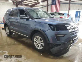 2019 Ford Explorer XLT with VIN 1FM5K8DHXKGA86194, listed as a Copart auction lot 62643405 with 61,774 mi miles and Salvage title. Bid and sale history available at DreamBid. Image 4.