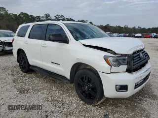 2018 Toyota Sequoia SR5 with VIN 5TDBY5G13JS159090, listed as a Copart auction lot 48144255 with 167,208 mi miles and Salvage Title. Bid and sale history available at carsss.com. Image 4.