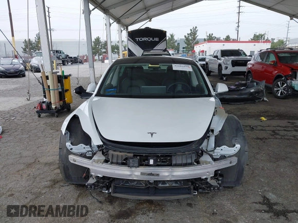 2020 Tesla Model 3 Long Range with VIN 5YJ3E1EB5LF801530, listed as a IAAI auction lot 41682050 with 65,743 mi miles. Bid and sale history available at carsss.com. Image 12.