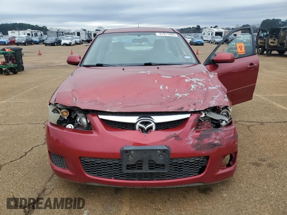 2006 Mazda 6 i with VIN 1YVFP80C565M57679, listed as a Copart auction lot 47411465 with 241,260 mi miles and Salvage Title. Bid and sale history available at carsss.com. Image 12.