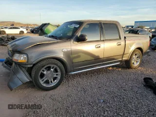 2002 Ford F-150 Harley Davidson with VIN 1FTRW07332KE04049, listed as a Copart auction lot 84742654 with 287,346 mi miles and Salvage Title. Bid and sale history available at carsss.com. Image 1.