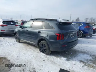 2022 Kia Sorento X-Line S with VIN 5XYRLDLC2NG157333, listed as a IAAI auction lot 41281385 with 26,914 mi miles. Bid and sale history available at carsss.com. Image 3.