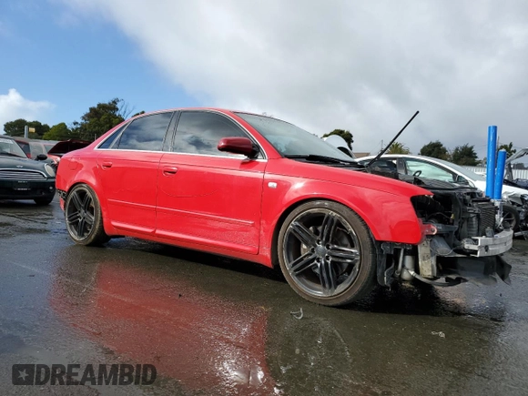 2008 Audi A4 2.0T with VIN WAUAF78E38A051961, listed as a Copart auction lot 86548634 with 170,675 mi miles and Salvage Title. Bid and sale history available at carsss.com. Image 4.