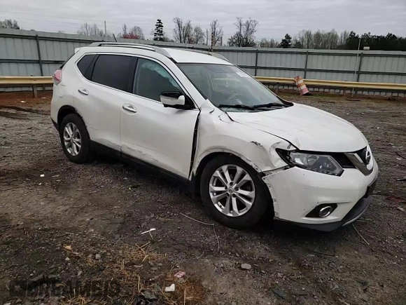 2015 Nissan Rogue SV with VIN 5N1AT2MVXFC805004, listed as a Copart auction lot 51209135 with 125,639 mi miles and Salvage Title. Bid and sale history available at DreamBid. Image 12.