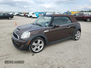 2011 MINI Convertible S with VIN WMWZP3C58BTX83725, listed as a Copart auction lot 44418965 with 45,401 mi miles and Salvage Title. Bid and sale history available at DreamBid. Image 1.