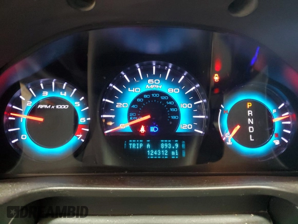 2012 Ford Fusion SEL with VIN 3FAHP0JA1CR281869, listed as a Copart auction lot 52486365 with 124,312 mi miles and Salvage Title. Bid and sale history available at carsss.com. Image 9.