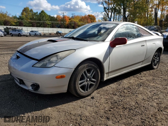 2000 Toyota Celica GT with VIN JTDDR32T3Y0005690, listed as a Copart auction lot 75851864 with 280,335 mi miles and Salvage Title. Bid and sale history available at carsss.com. Image 1.