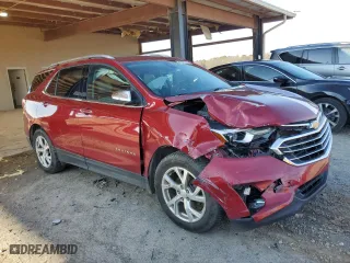 2020 Chevrolet Equinox Premier with VIN 3GNAXNEV8LS640687, listed as a Copart auction lot 45523835 with 150,863 mi miles and Salvage Title. Bid and sale history available at carsss.com. Image 4.