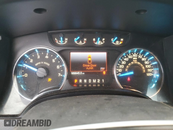 2013 Ford F-150 XL with VIN 1FTFW1CF3DKF64895, listed as a Copart auction lot 85154044 with 169,945 mi miles and Salvage Title. Bid and sale history available at carsss.com. Image 9.