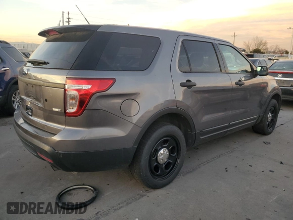 2015 Ford Utility Police Interceptor with VIN 1FM5K8AR5FGC08706, listed as a Copart auction lot 81642424 with 78,111 mi miles and Salvage Title. Bid and sale history available at carsss.com. Image 3.
