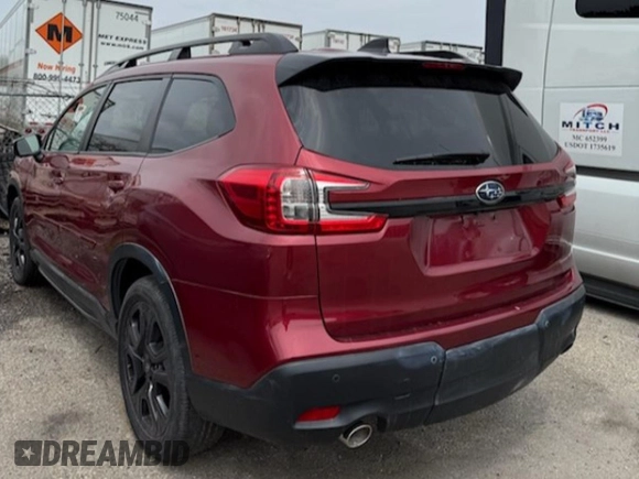 2023 Subaru Ascent Onyx Limited with VIN 4S4WMAKD7P3416183, listed as a Copart auction lot 61397615 with 11,716 mi miles and Salvage title. Bid and sale history available at DreamBid. Image 3.