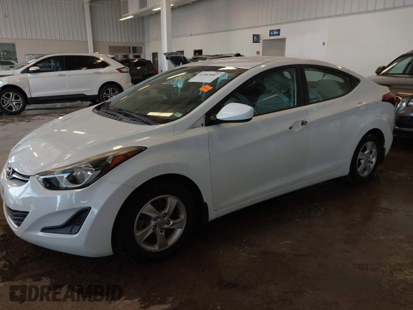 2015 Hyundai Elantra SE with VIN 5NPDH4AE6FH562024, listed as a IAAI auction lot 41065007 with 71,137 mi miles and . Bid and sale history available at DreamBid. Image 14.