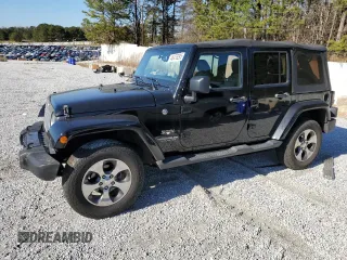 2017 Jeep Wrangler Unlimited Sahara with VIN 1C4BJWEG1HL504419, listed as a Copart auction lot 46476295 with 88,174 mi miles and Salvage Title. Bid and sale history available at carsss.com. Image 1.