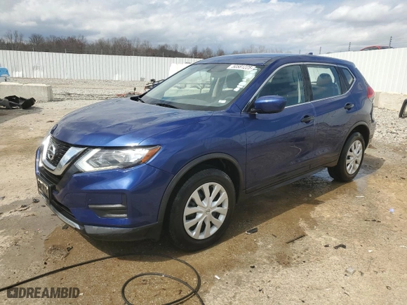 2017 Nissan Rogue S with VIN JN8AT2MV4HW008175, listed as a Copart auction lot 50581225 with 93,250 mi miles and Salvage Title. Bid and sale history available at carsss.com. Image 1.
