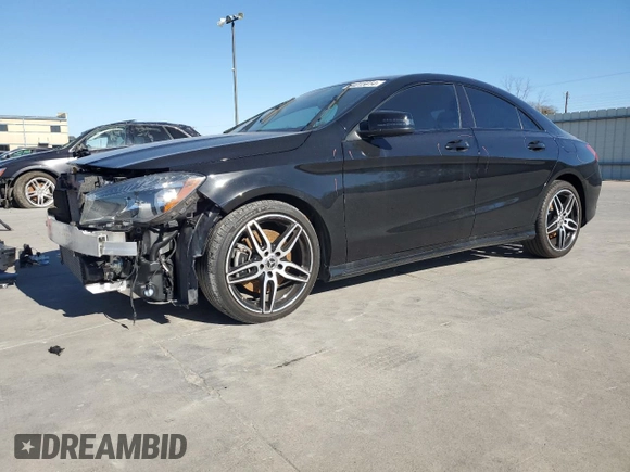 2019 Mercedes-Benz CLA 250 with VIN WDDSJ4EB9KN729102, listed as a Copart auction lot 44015914 with 51,225 mi miles and . Bid and sale history available at DreamBid. Image 1.