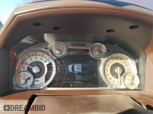 2015 Ram 2500 Longhorn with VIN 3C6UR5PL4FG705240, listed as a Copart auction lot 47388985 with 113,699 mi miles and Salvage title. Bid and sale history available at DreamBid. Image 9.