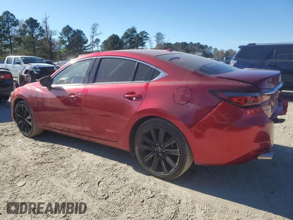 2020 Mazda 6 Grand Touring with VIN JM1GL1TY7L1516772, listed as a Copart auction lot 82192074 with 34,064 mi miles and Salvage Title. Bid and sale history available at DreamBid. Image 2.