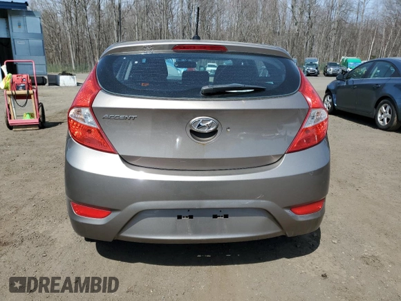 2012 Hyundai Accent GS with VIN KMHCT5AE6CU013288, listed as a Copart auction lot 53803465 with 194,223 mi miles and Salvage Title. Bid and sale history available at carsss.com. Image 6.
