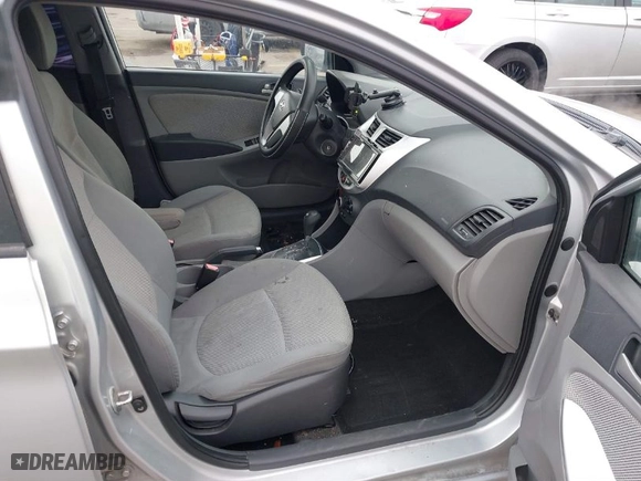 2012 Hyundai Accent GLS with VIN KMHCT4AE7CU181676, listed as a IAAI auction lot 41539969 with 161,419 mi miles. Bid and sale history available at carsss.com. Image 5.