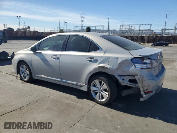 2010 Lexus HS 250h with VIN JTHBB1BA4A2002224, listed as a Copart auction lot 41890165 with 171,862 mi miles and Salvage Title. Bid and sale history available at DreamBid. Image 2.
