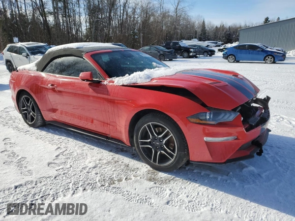 2023 Ford Mustang EcoBoost with VIN 1FATP8UHXP5112072, listed as a Copart auction lot 88209805 with 56,375 mi miles and Salvage title. Bid and sale history available at DreamBid. Image 4.