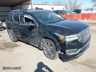 2017 GMC Acadia Denali with VIN 1GKKNXLS3HZ250408, listed as a IAAI auction lot 41801785 with 80,558 mi miles. Bid and sale history available at carsss.com. Image 1.